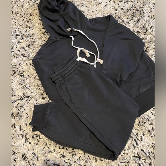 Everlane Retrack Sweat Set Black - Picture 3 of 6